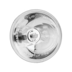 Curved 4,5" Spotlampe Einsatz Smooth reflector Chrome Clear H4