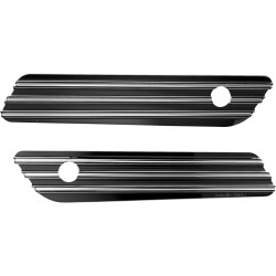 10-Gauge Saddlebag Latch Covers Contrast Cut Anodized