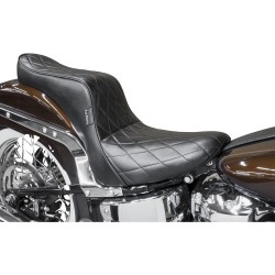 Cherokee Seat Diamond Stitch Black Vinyl