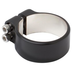 Radius Bagger Exhaust Clamp 2 1/2" Inner Diameter Black Powder Coated