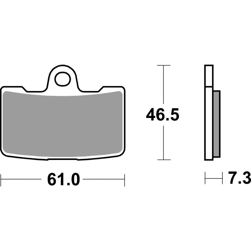 Sinter Street Replacement Brake Pads Sinter Front