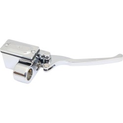 Custom Brake Master Cylinder Assembly With switch kit Aluminium Polished 5/8" Single Disc