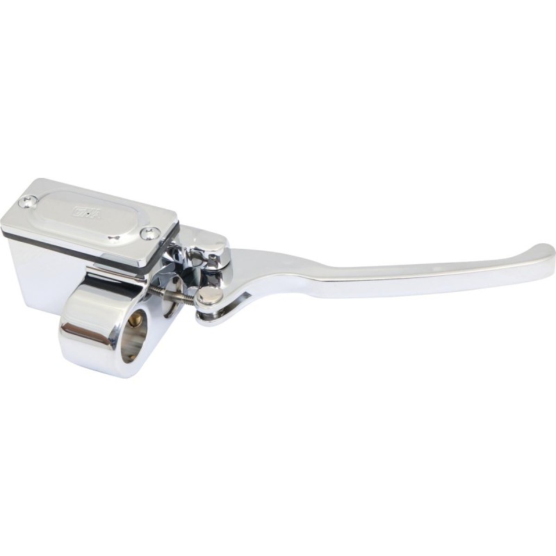 Custom Brake Master Cylinder Assembly With switch kit Aluminium Polished 5/8" Single Disc