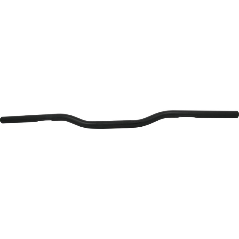 1" Street Bar Handlebar Width: 850 mm Dimpled Black Powder Coated Steel Throttle Cables