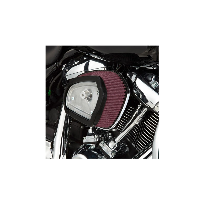 Big Sucker M8 FLT Air Cleaner with Factory Cover Chrome