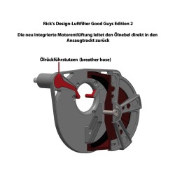 Good Guys 2 Air Cleaner Basic Built Kit Bi-Color