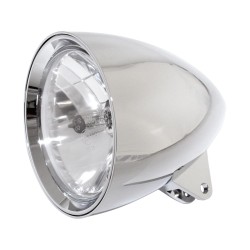 Classic 1 5 3/4" Scheinwerfer Without Visor Chrome H4