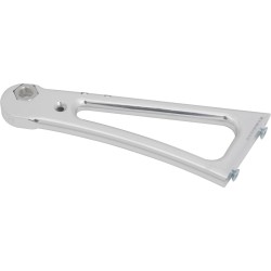 Sportster Shock Mount Side Mount License Plate Bracket Polished
