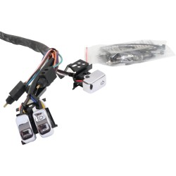 Backlit Hand Control Switch Kit With radio and cruise control Chrome