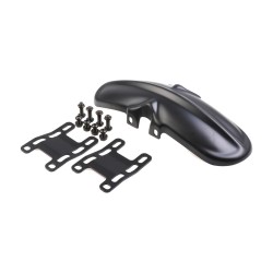 Old School Front Fender Black Ready To Paint