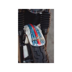 Old School Front Fender Black Ready To Paint