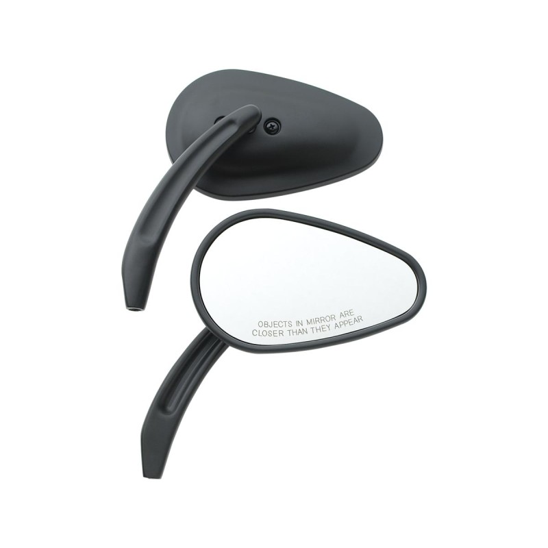 Tapered Billet Mirror Black