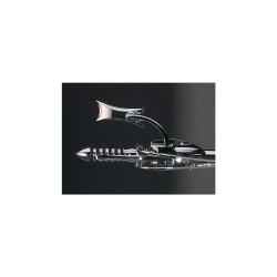 Four Point Micro Mirror Chrome Right