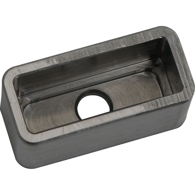 Cube Turn Signal Weld-In Bracket Width Inner/Outer(mm): 10/16, Depth Inner/Outer(mm): 12/16, Length Inner/Outer(mm): 27/32 Raw