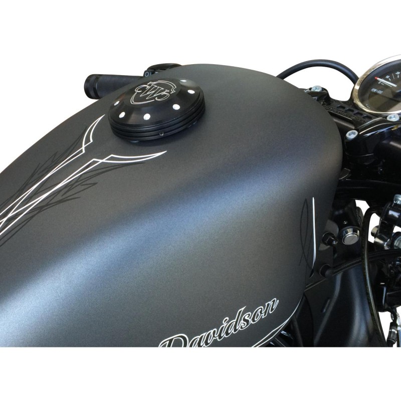 CWL Logo Gas Cap Cover Black