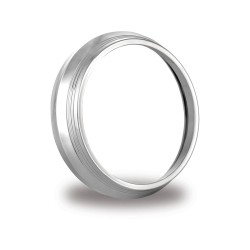 Merc 7" Headlight Bezel Chrome