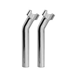 9.5 Chubby Pullback Risers Chrome 1"