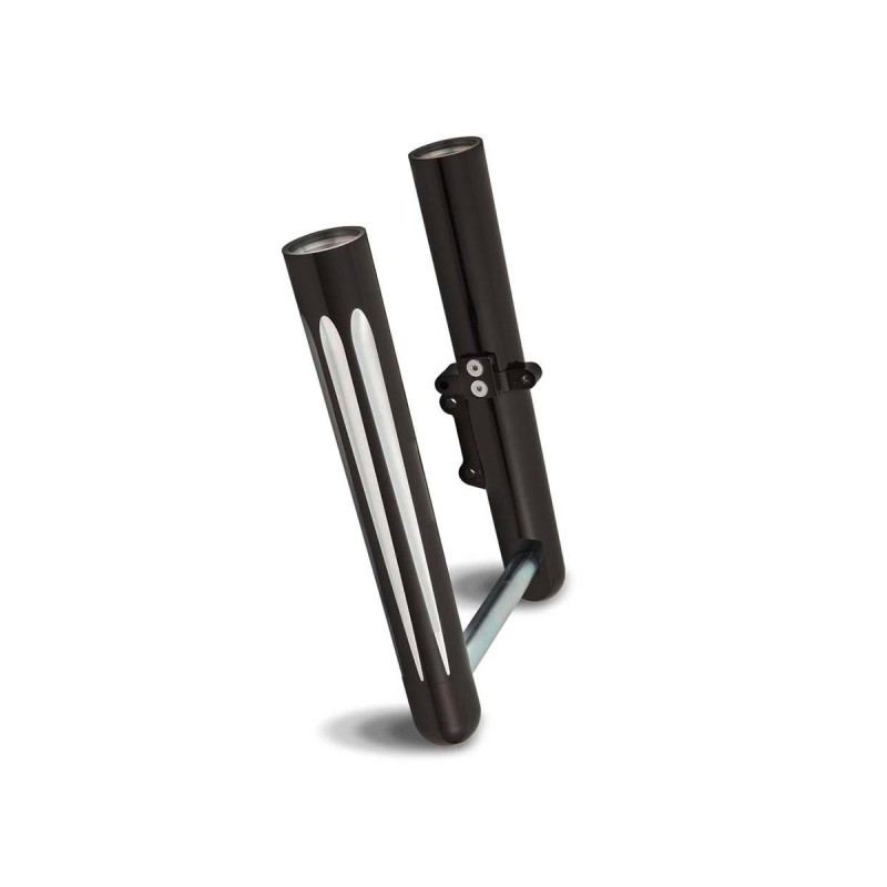 DEEP CUT BLACK DUAL DISC HOT LEG Fork Slider