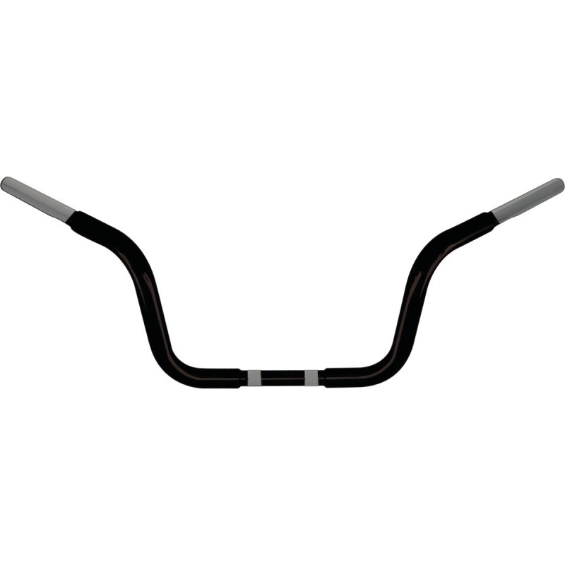 8.5 Chubby Classic Ape Hanger Handlebar Black Powder Coated 1 1/4" Throttle By Wire