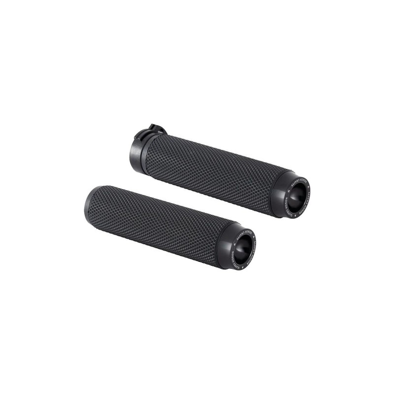 Grips Black Anodized 1" Throttle Cables