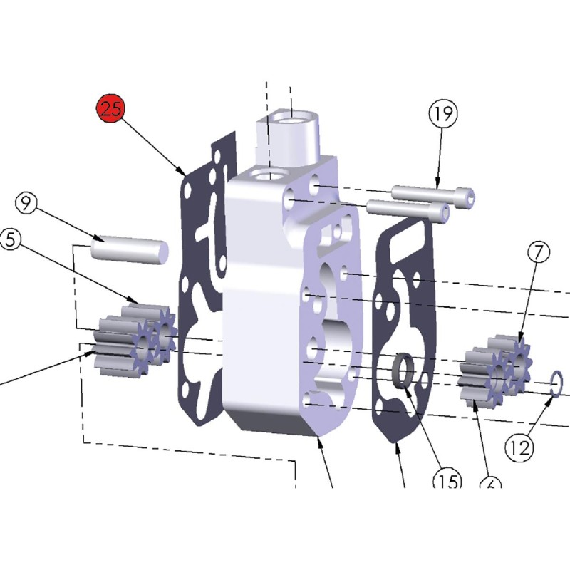 Oil Pump Base Gasket Each 1.0