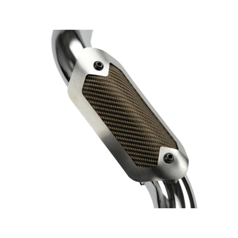 Flexible Heat Shields Titanium Carbon-Look