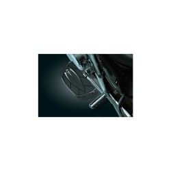 Zombie Passenger Floorboard Insert for HD D-Shaped Boards Chrome