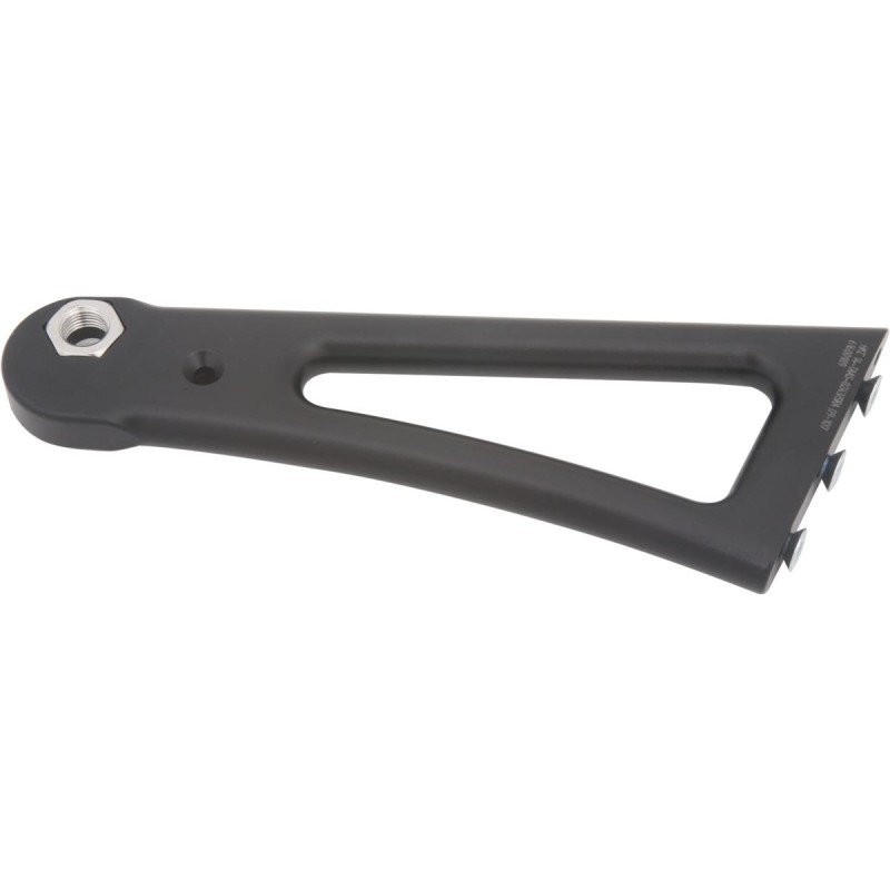 Sportster Shock Mount Side Mount License Plate Bracket Black