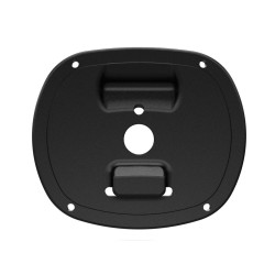Inside Mid Mount License Plate Bracket Black Satin