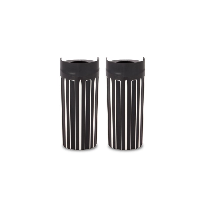 10-Gauge Fork Boot +2" Black Anodized