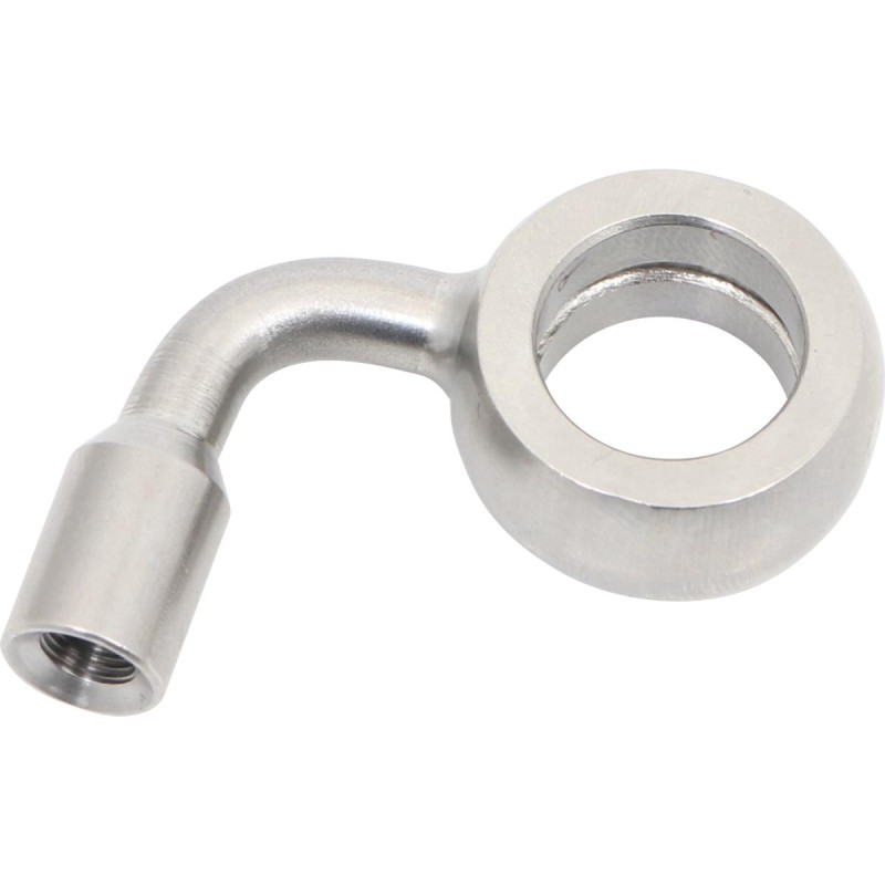 12 mm, Vario Line Banjo Fitting Type 390, 90° Side Bend, ABS Block Stainless Steel