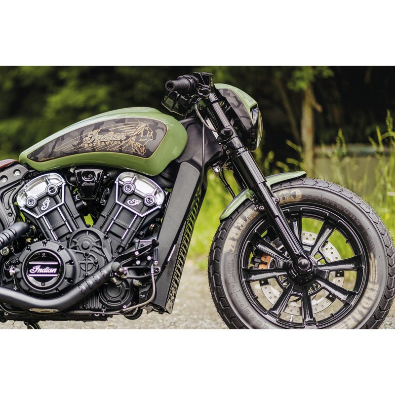 Old School Front Fender Gloss Black