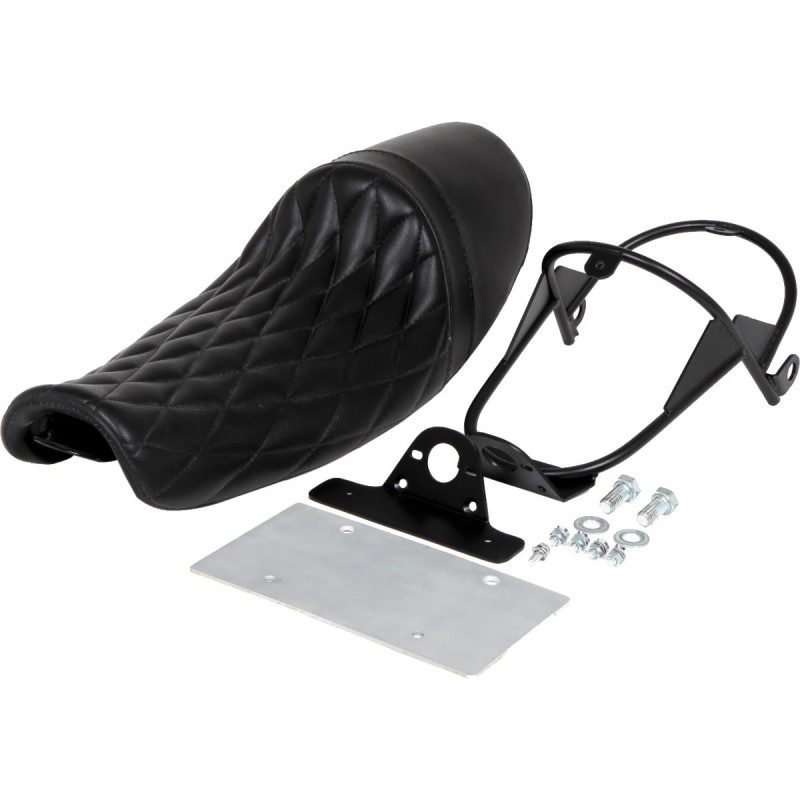 Diagonal Cafe Diamond Seat and Taillight Bracket Kit