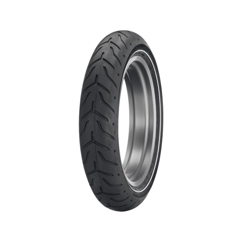 D408 Elite Tire 130/80 B-17 65H TL Single White Line