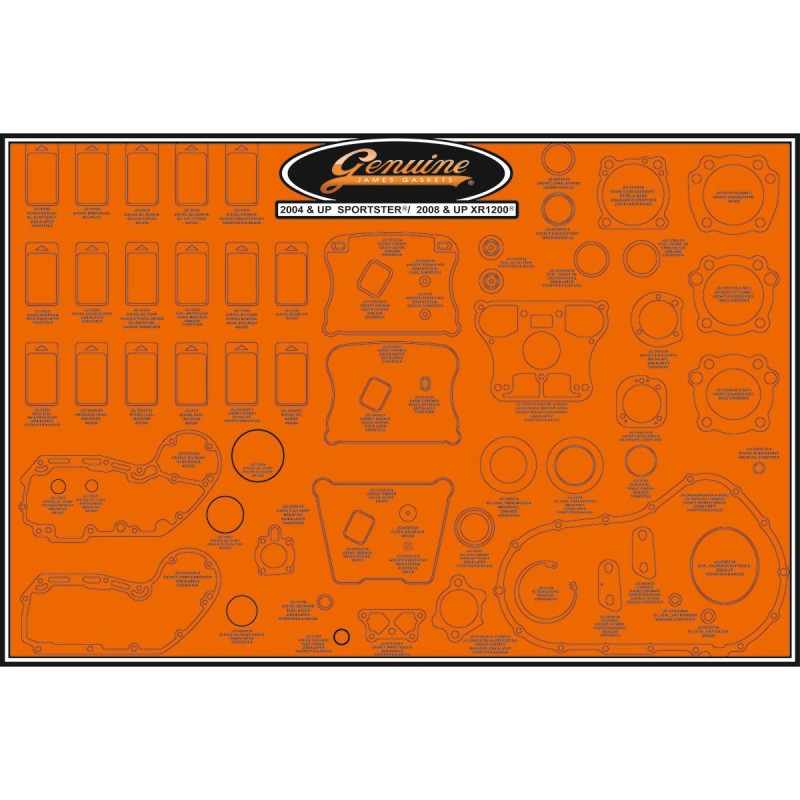 Gasket Board,XR1200/2004+Sportster Gasket Board