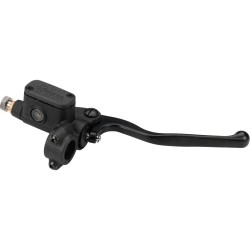 Grimeca Brake Master Cylinder Kit For 1" Handlebars Black Anodized 12 mm Single Disc