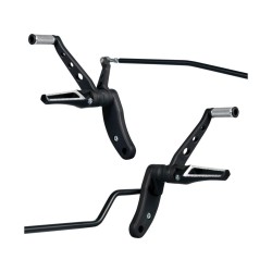 Thunderbike V-Tech Short Forward Control Kit (-32 mm), Black Forward Control Kit for Dyna