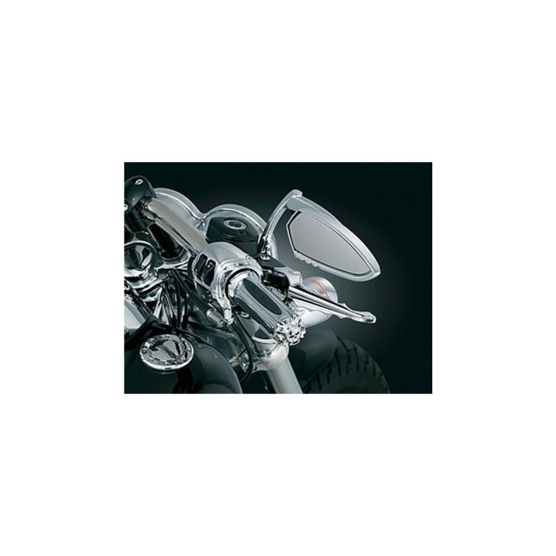 Zombie Grips With Throttle Boss Chrome 1" Throttle By Wire