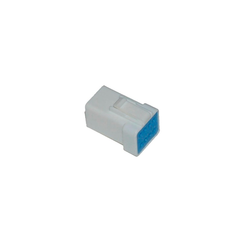 JST 8-Position Receptacle Connector with Wire Seal White