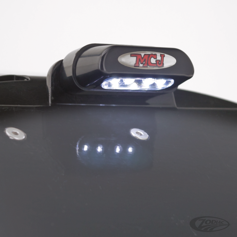 SUPPORTS DE PLAQUE D'IMMATRICULATION ÉCLAIRÉS MCJ POUR MILWAUKEE EIGHT SOFTAIL