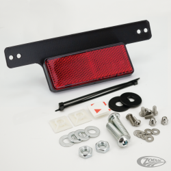 SUPPORTS DE PLAQUE D'IMMATRICULATION ÉCLAIRÉS MCJ POUR MILWAUKEE EIGHT SOFTAIL