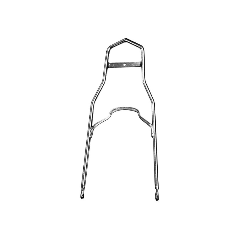 Low Style Sissy Bar for Chain Drive with Flat Fender Sissy Bar for Rigid Frames Chrome