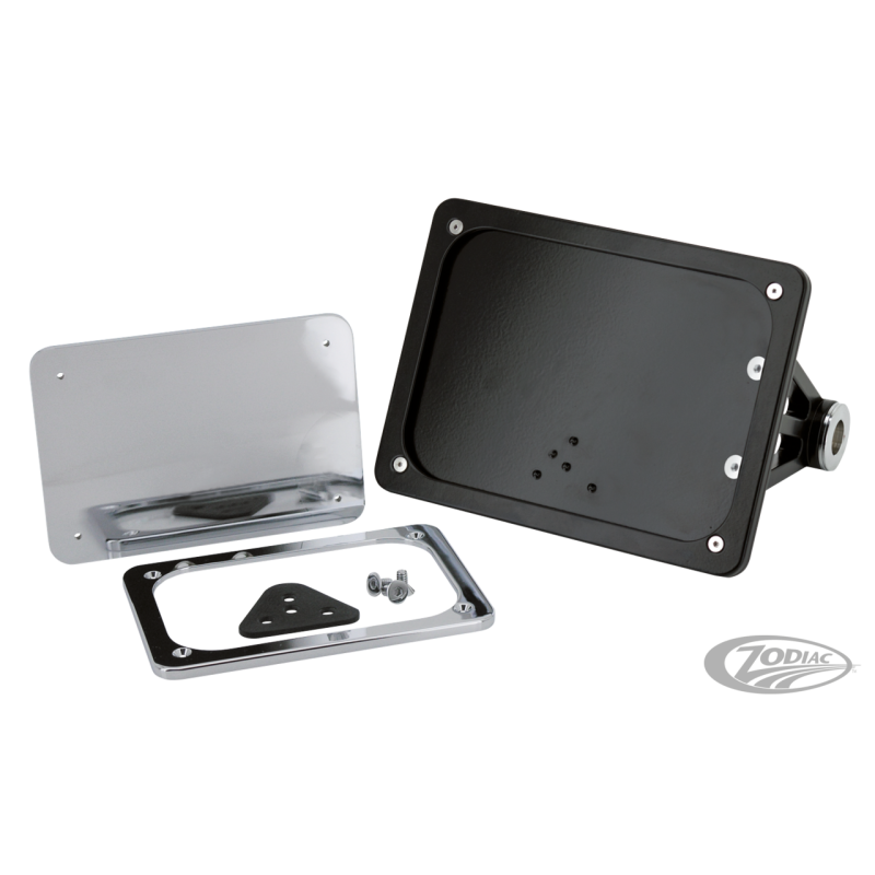 SUPPORTS DE PLAQUE ET PLAQUE LATERALE