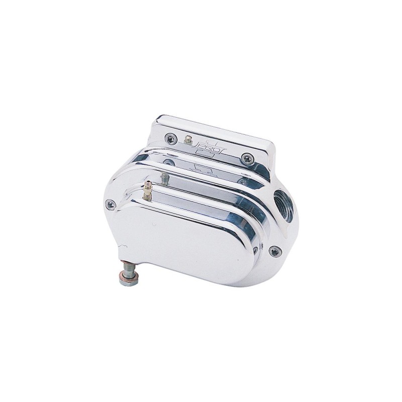 Millennium Smooth Transmission Side Cover with Hydraulic Clutch Chrome