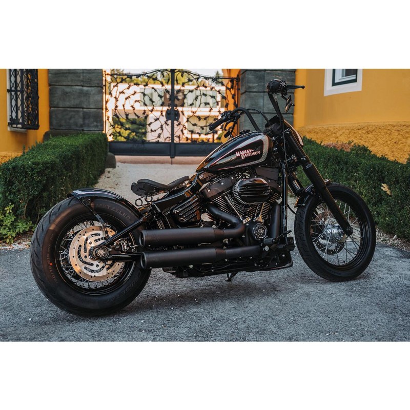 Old School Rear Fender Kit Black Ready To Paint