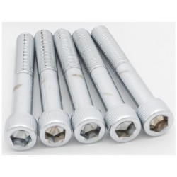 Knurled Allen Head Screw Pack Chrome 7/16"-20 UNF 3"