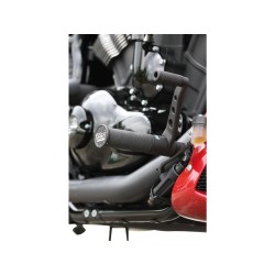 Forward controls 'Base Rubber' black V-Rod Forward Control Kit for V-Rod
