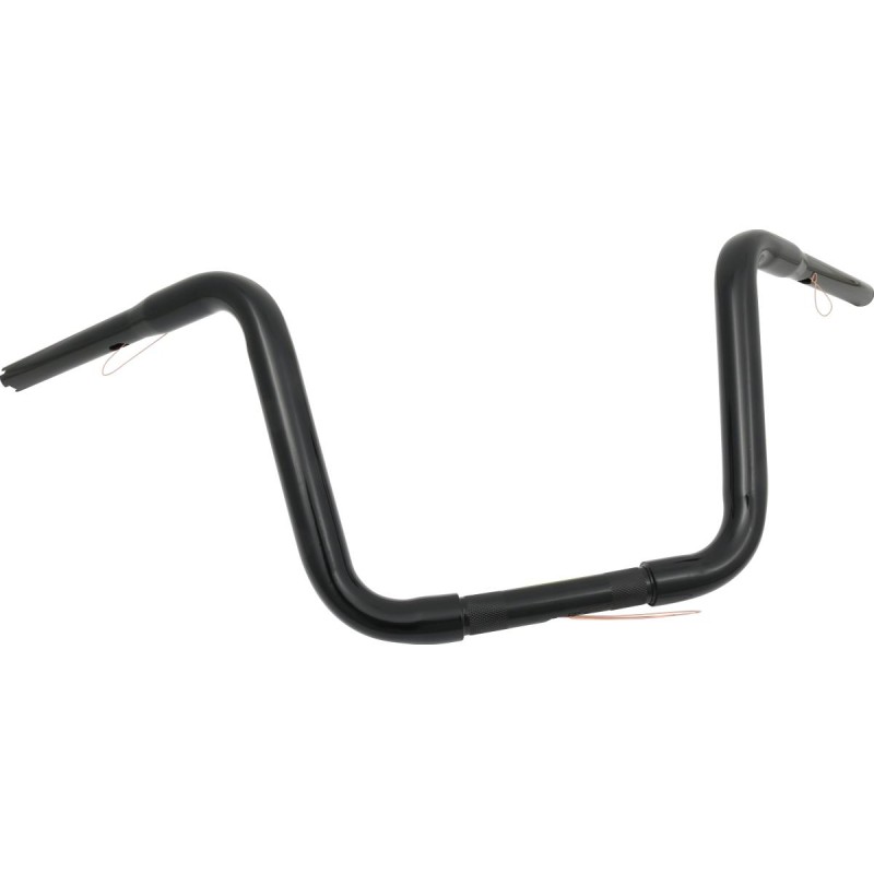 11 Standard Ape Hanger Handlebar Black Powder Coated 1 1/4" Throttle By Wire