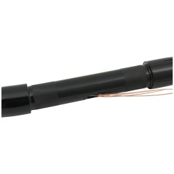 11 Standard Ape Hanger Handlebar Black Powder Coated 1 1/4" Throttle By Wire