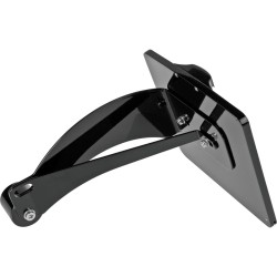 Long Seitlicher Kennzeichenhalter Black Gloss
